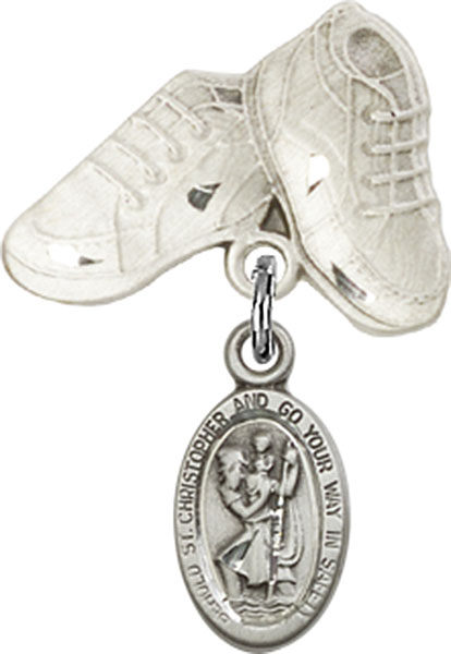 St Christopher Baby Badge - 4121c/5923